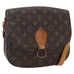Authentic LOUIS VUITTON Monogram Saint Cloud GM Shoulder Bag M51242 LV